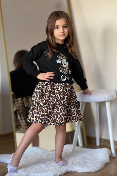 LEOPAR ETEKLİ İKİLİ TAKIM